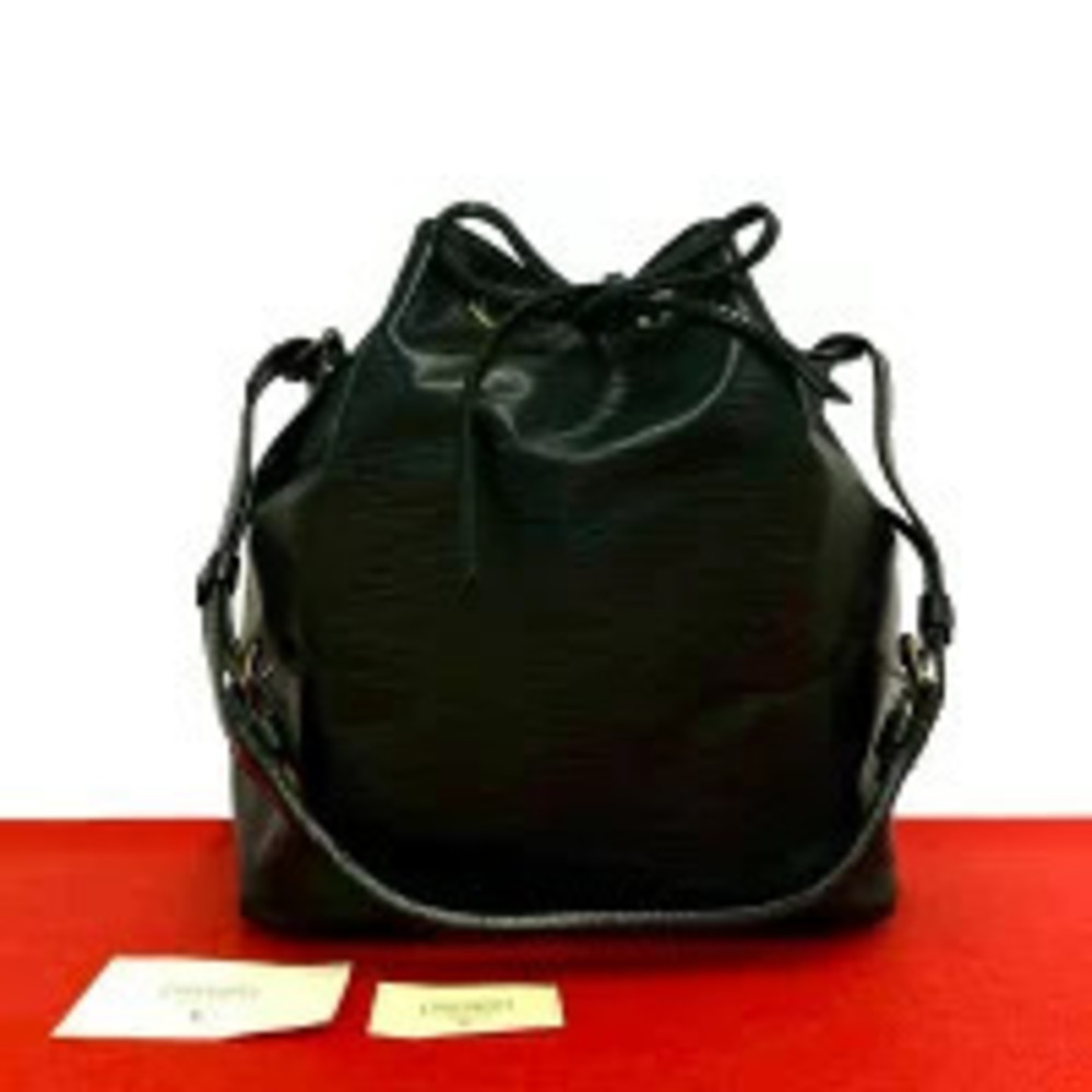 Louis Vuitton Noe Epi Leather Hobo Shoulder Bag Hobo Noir Black